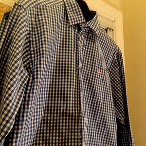 Long Sleeve Checkered Vineyard Vines Dress shirt